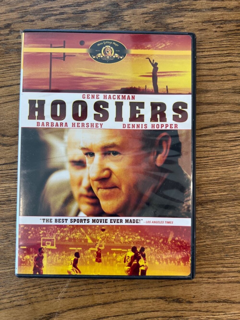 Hoosiers 1986 Movie DVD Sports Drama Gene Hackman Barbara Hershey  Pre-Owned